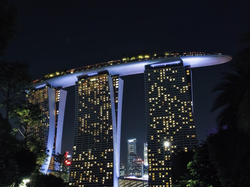 Singapore skyline representing foreign corporate establishment and resident directorship